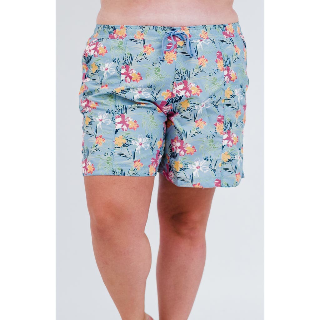 Calypsa Plus Size 7" Board Shorts