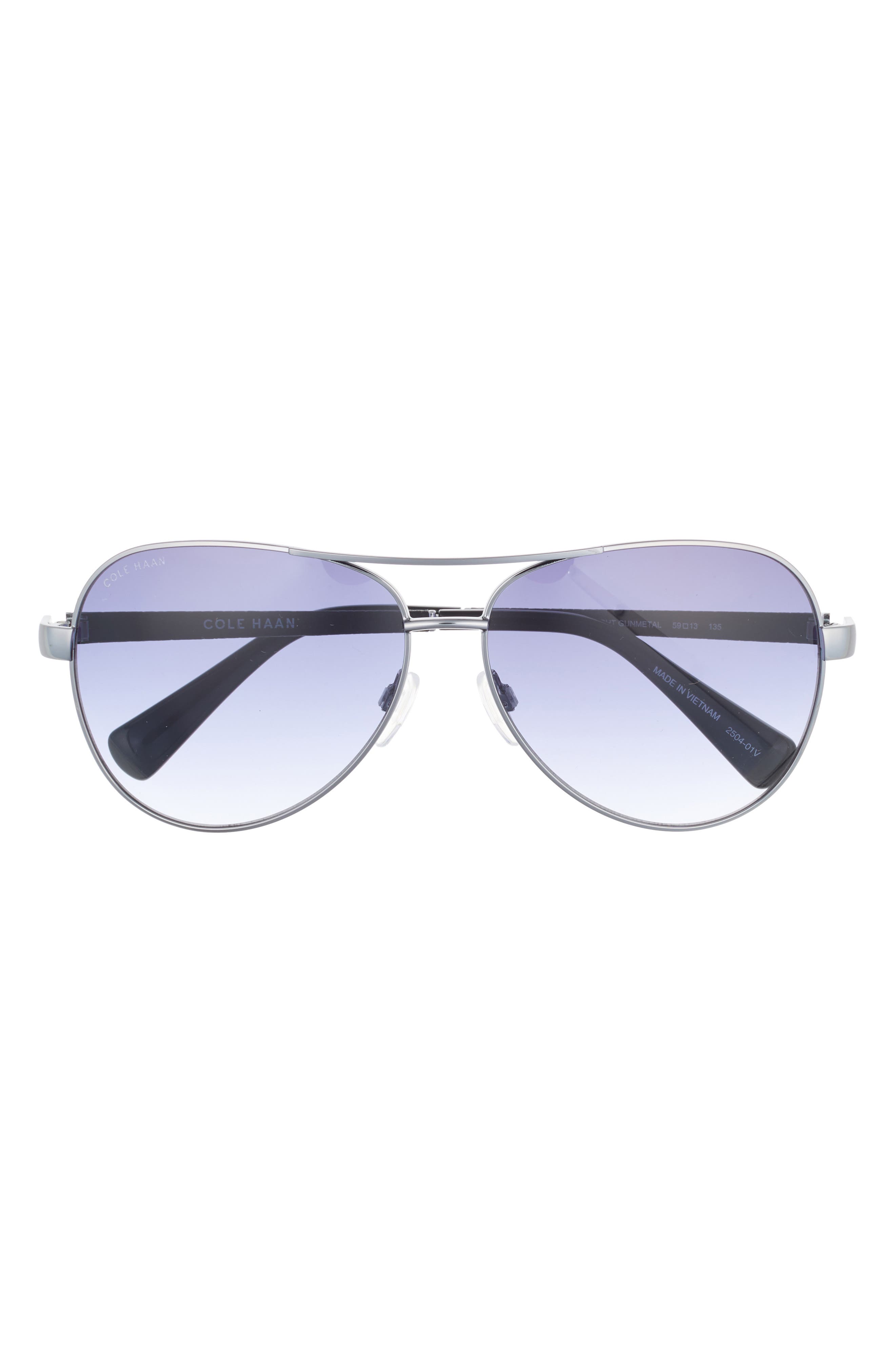Cole Haan 59mm Heritage Aviator Sunglasses