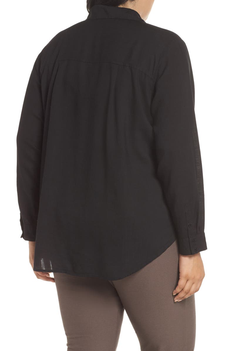 Eileen Fisher Tencel<sup>®</sup> Lyocell Shirt, Alternate, color,