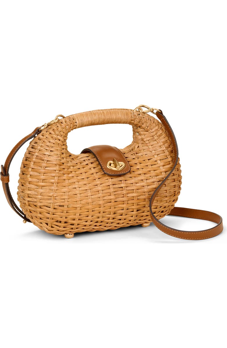 Cult Gaia Lydia Rattan Crossbody Bag, Alternate, color,