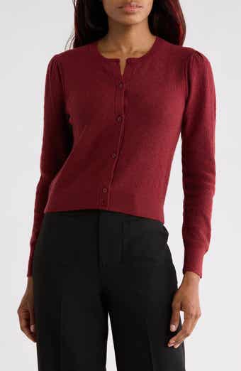 The Pointelle Wool & Cashmere Cardigan