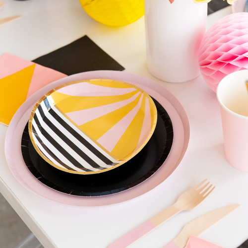 Jollity & Co Shade Collection Dessert Plates In Onyx