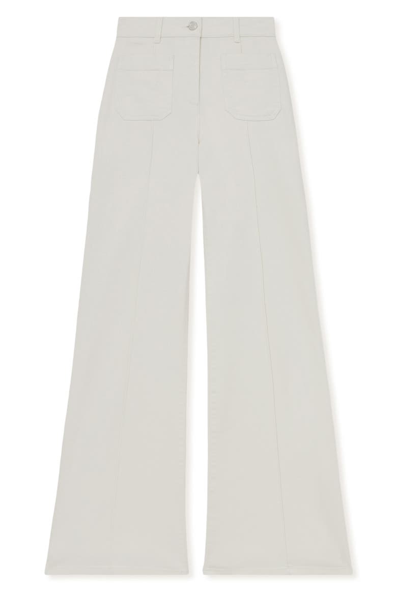 Sakura Flare Jeans, Alternate, color, Ecru