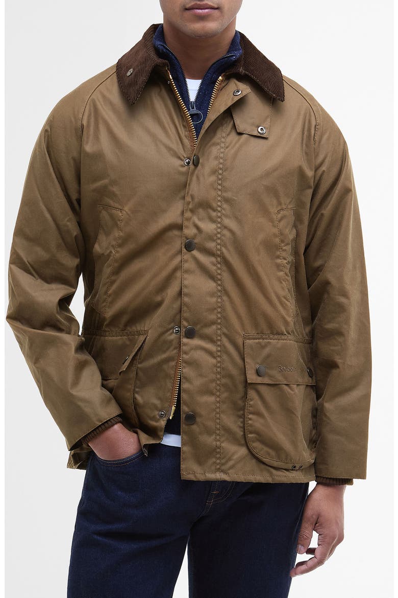 Barbour Bedale Water Resistant Waxed Cotton Jacket (Men) | Nordstrom