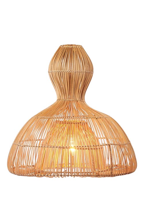 The Artisan & Company Aura Rattan Ceiling Pendant Light in Natural  product