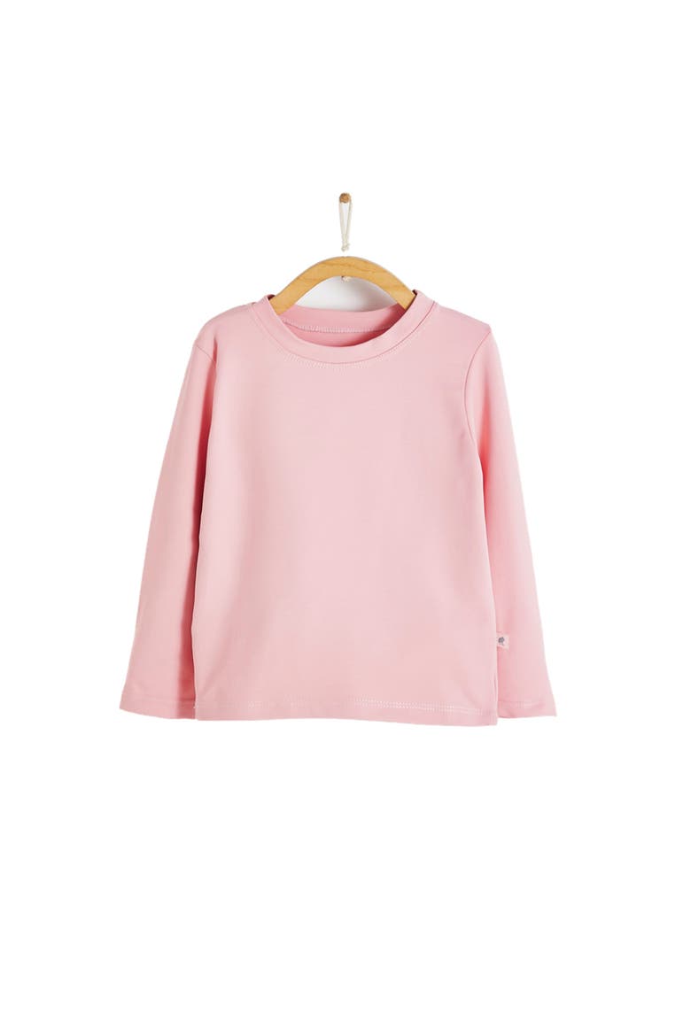 Premium Quality Shine Long Sleeve Rashguard for Toddler, Main, color, PINK