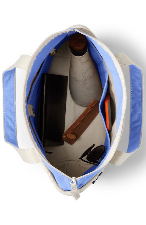 Lands' End Zip Top Canvas Tote Bag
