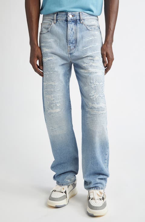 Men's AMIRI Straight Fit Jeans | Nordstrom Men's AMIRI Straight Fit Jeans | Nordstrom