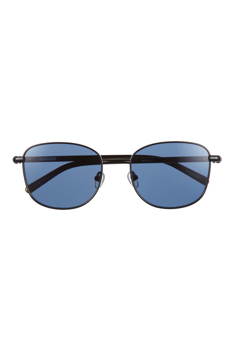 Aviator Sunglasses, Main, color, BLACK/ LIGHT GOLD/ BLACK/ NAVY