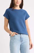 Caslon® Short Sleeve Terry Sweatshirt