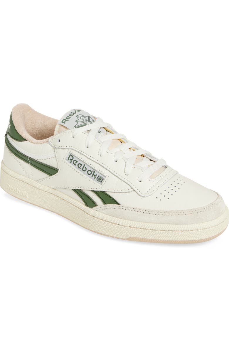 Reebok Club C Revenge Vintage Sneaker, Main, color, Chalk/ Breakawaygreen/ Tan