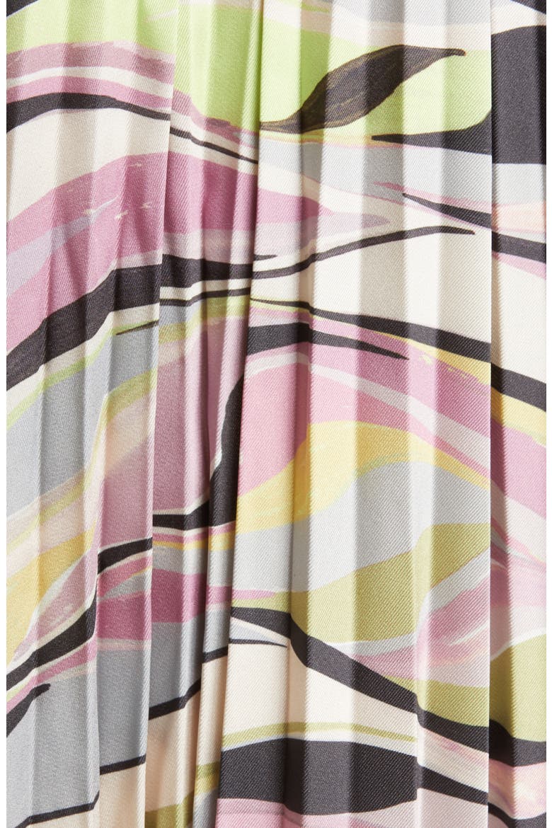 Women's Pleated Handkerchief Hem Skirt, Alternate, color, DUSKY PINK