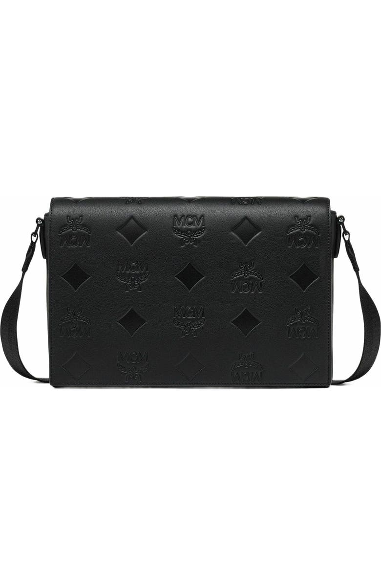 MCM Klassik Messenger in Maxi Monogram Leather, Alternate, color,