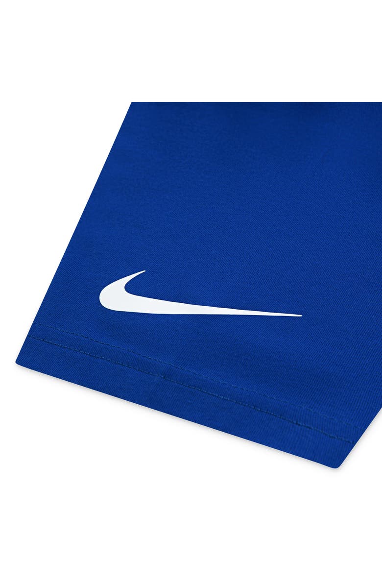 3 Brand Kids' Plate Logo Graphic T-Shirt & Shorts Set, Alternate, color, Game Royal