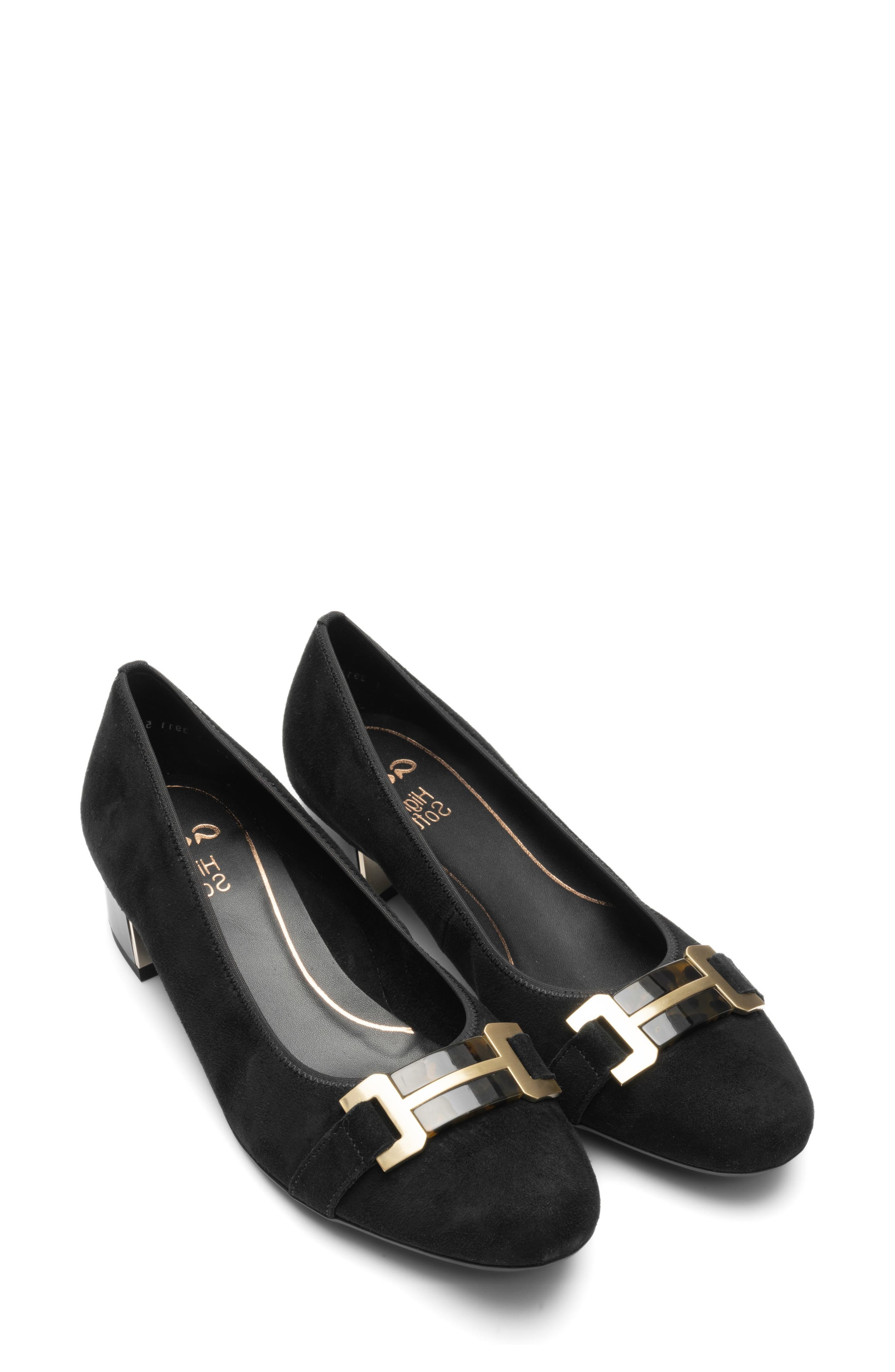 ara Nebula Block Heel Pump, Main, color, Black