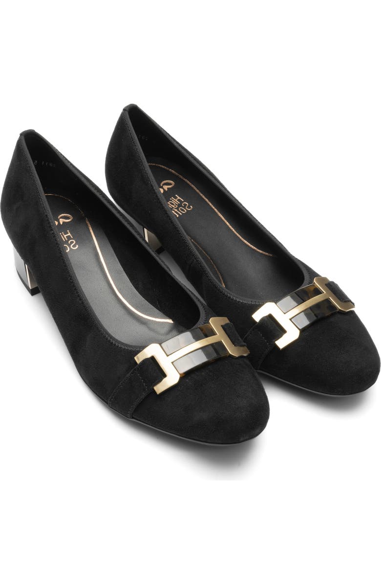 ara Nebula Block Heel Pump, Main, color, Black