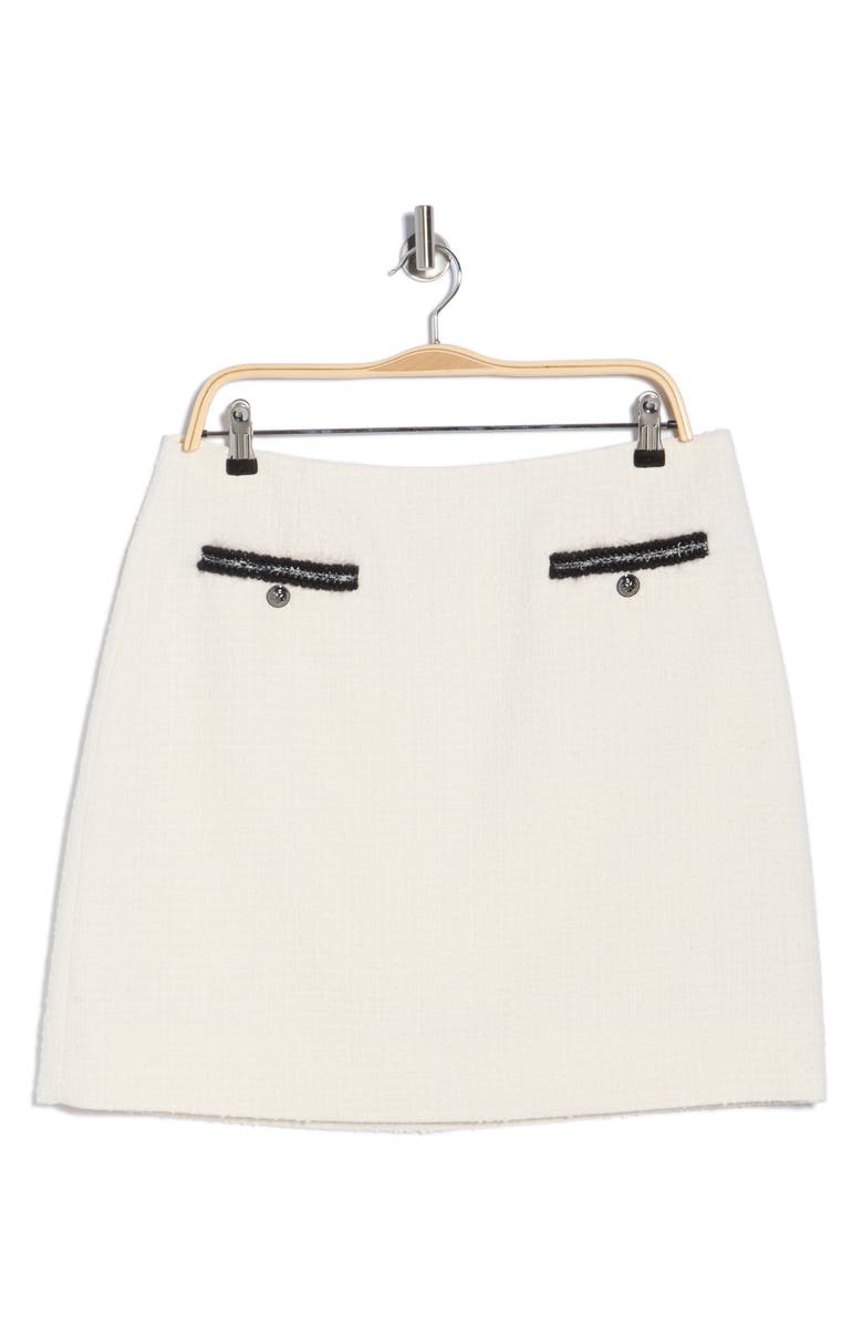 LK Bennett Charlee Tweed Skirt, Main, color, Cream