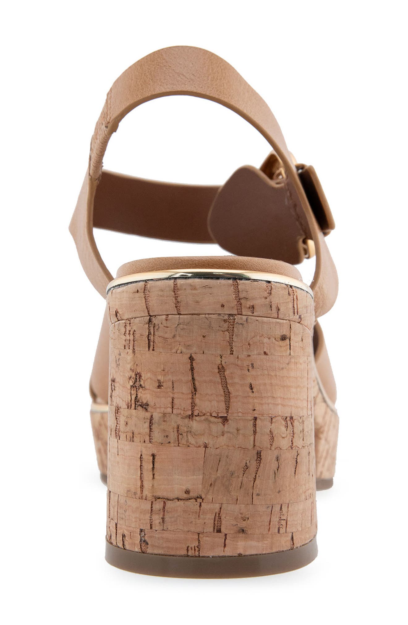 Zephyr Platform Sandal, Alternate, color, 955 TAN BRN LTHR