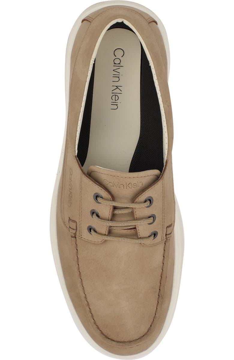 Calvin Klein Januse Boat Shoe, Alternate, color, Taupe