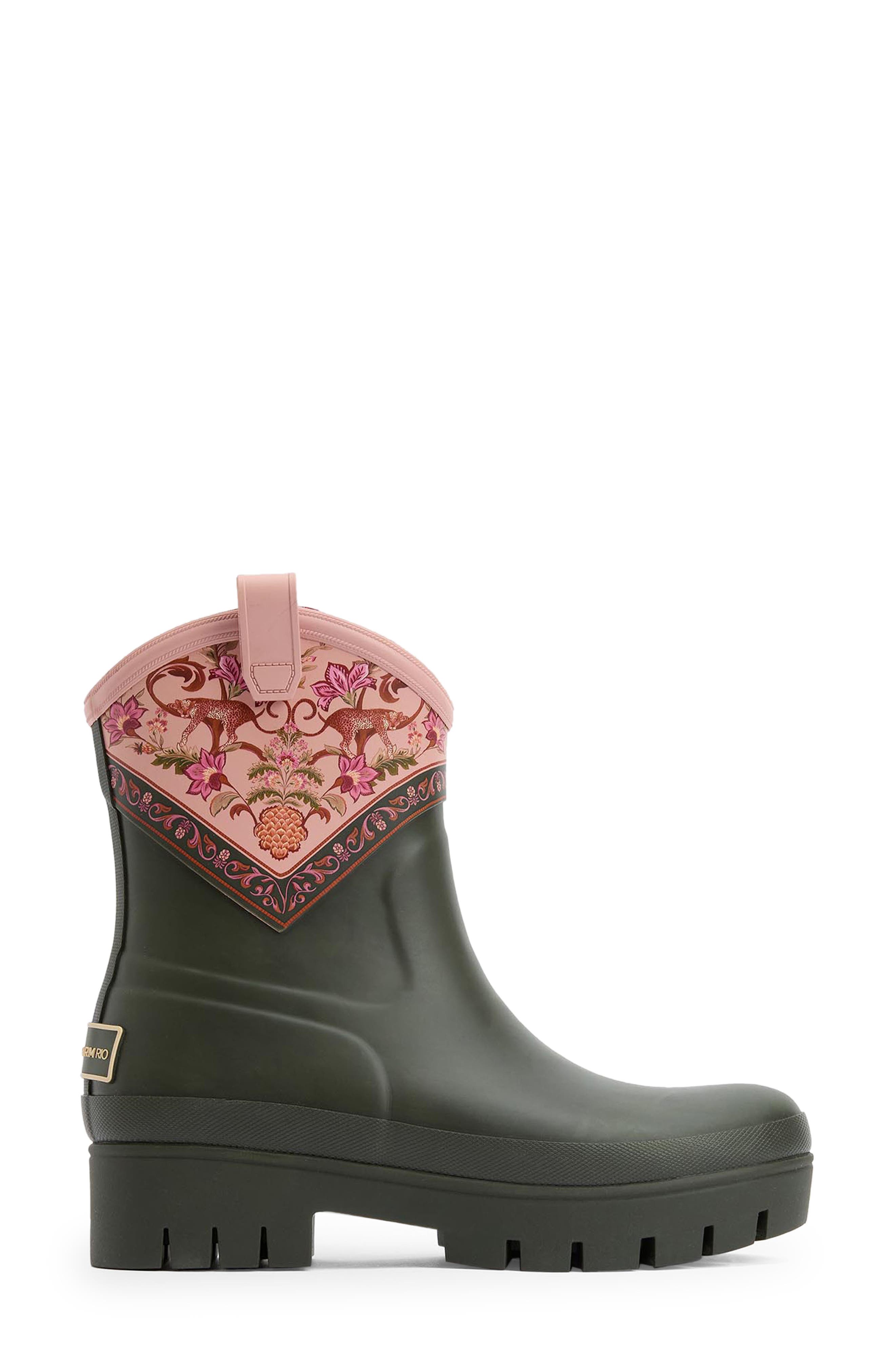 Barbour Thais Short Wellington Boot, Alternate, color, 