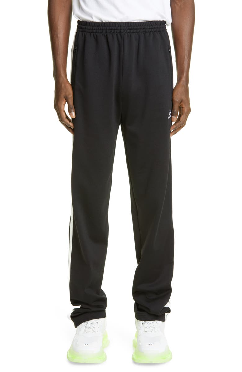 Balenciaga Side Stripe Track Pants, Main, color,