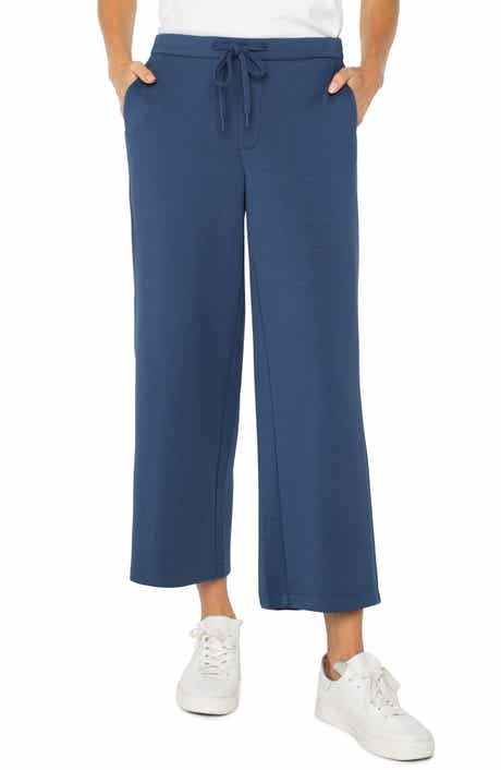 Liverpool Los Angeles Crop Wide Leg Sweatpants