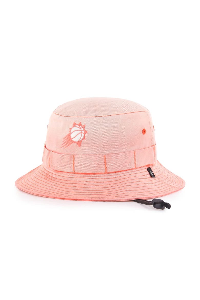 Men's '47  Orange Phoenix Suns Buxton Garment Washed Bucket Hat, Main, color, Orange