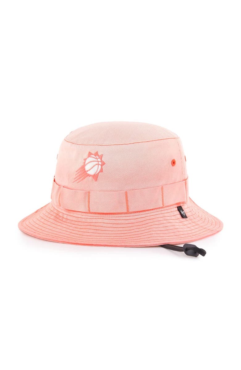 '47 Men's '47  Orange Phoenix Suns Buxton Garment Washed Bucket Hat, Main, color, Orange