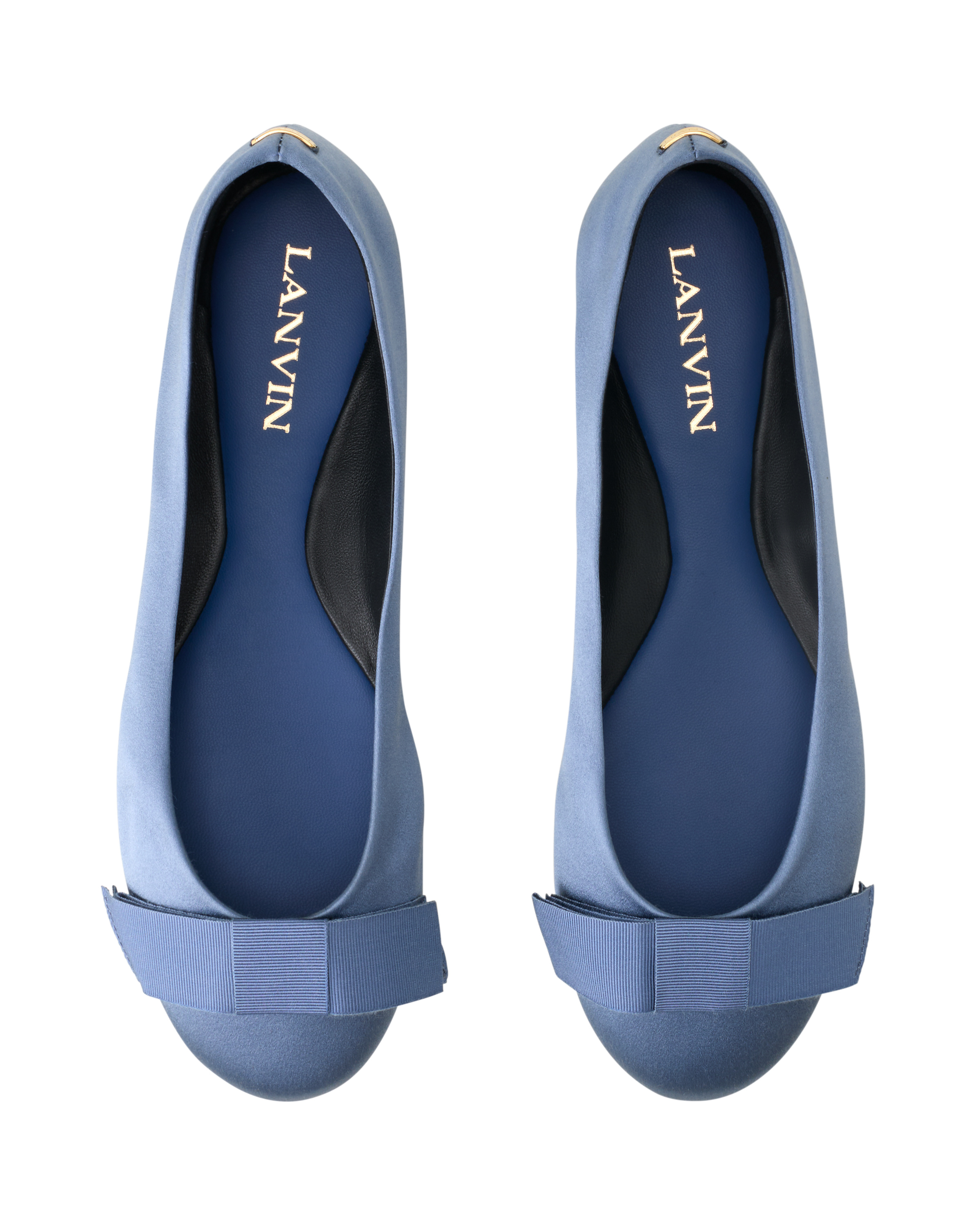 Lanvin The Ballerina With A Satin Bow, Alternate, color, Lanvin Blue