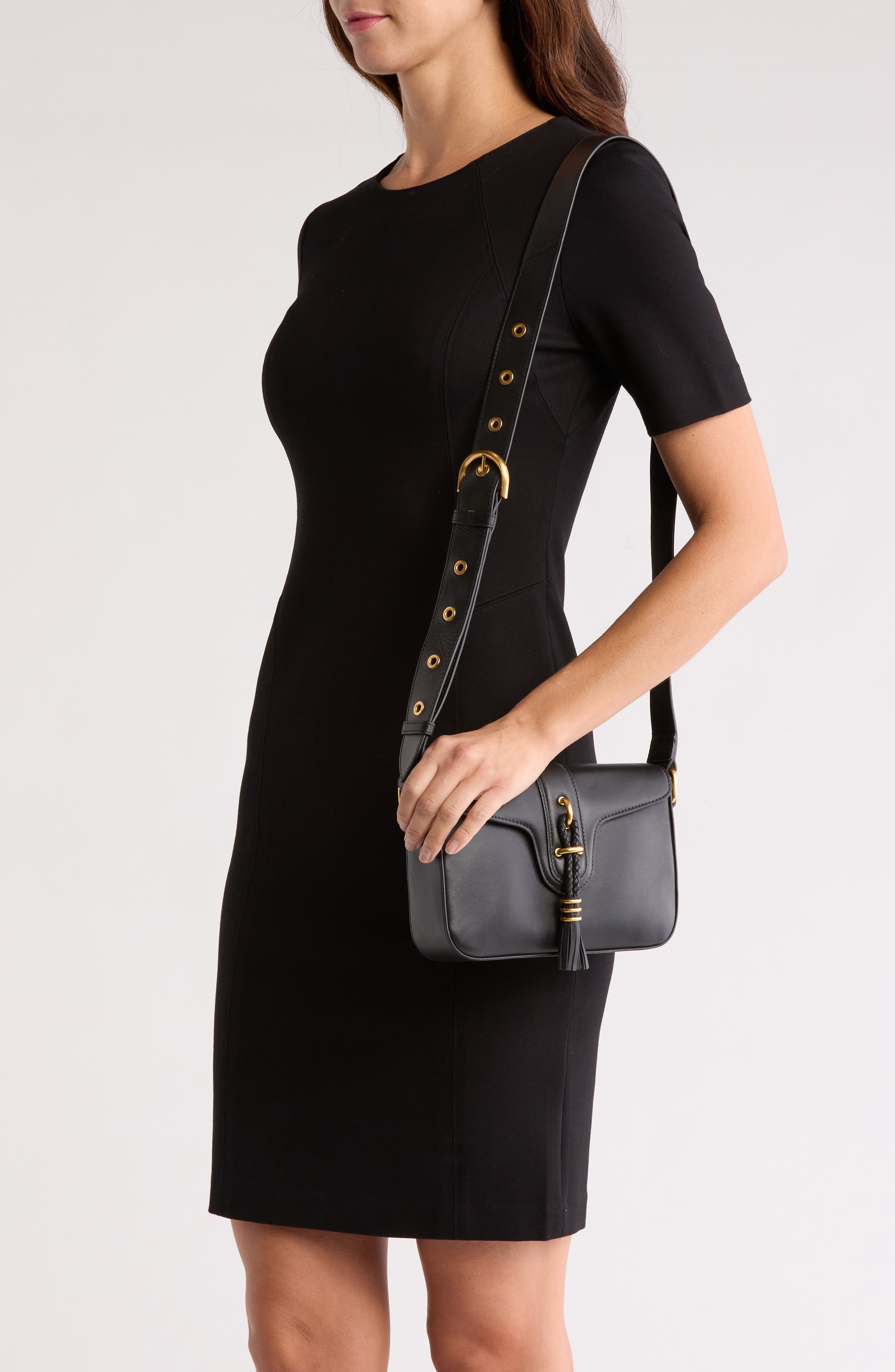 Vince Camuto Micah Leather Crossbody Bag, Alternate, color, 