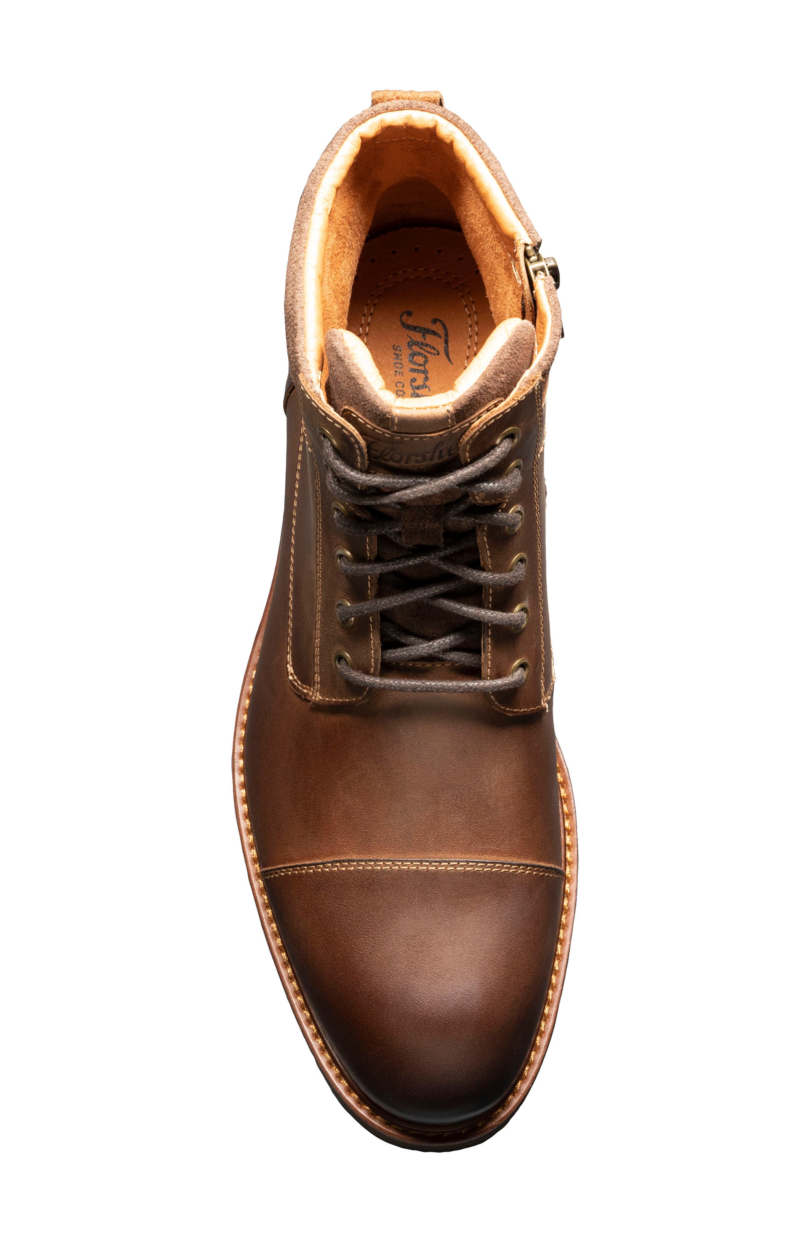 Florsheim Lodge Cap Toe Lace-Up Boot, Alternate, color, 
