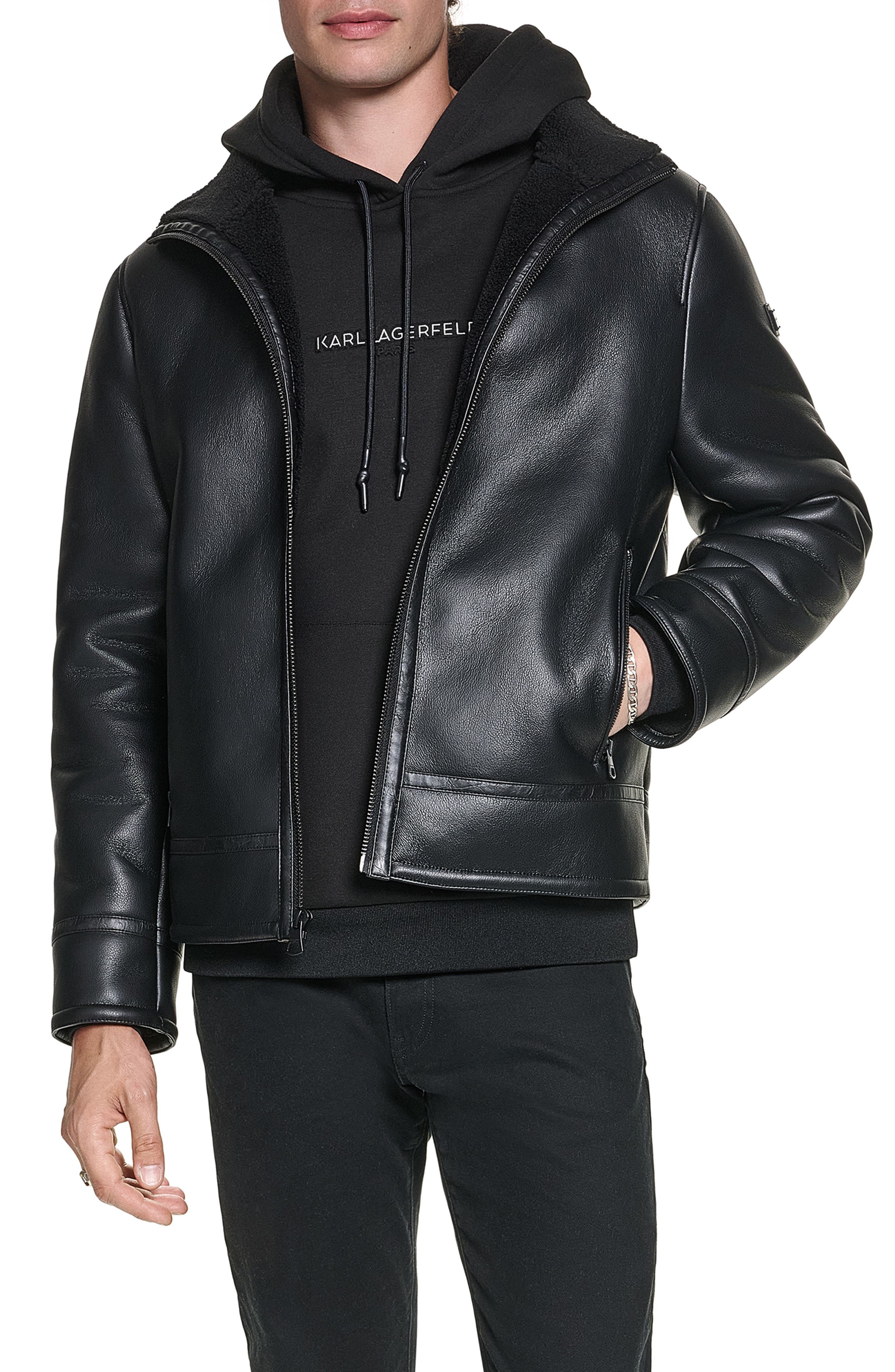 Faux Leather Moto Jacket
