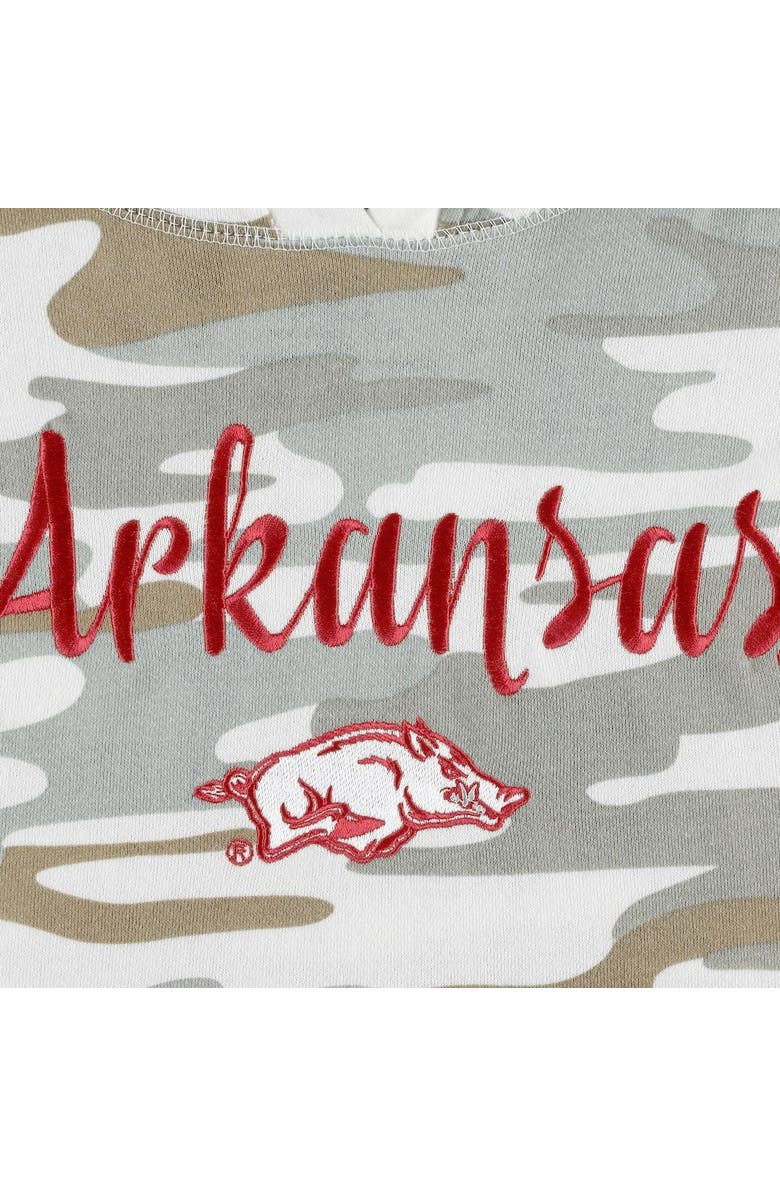 PRESSBOX Women's Pressbox Camo Arkansas Razorbacks San Pablo Pullover Hoodie, Alternate, color, 