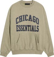 Fear of God Essentials Chicago Bears 90s Relaxed Crewneck Sweatshirt