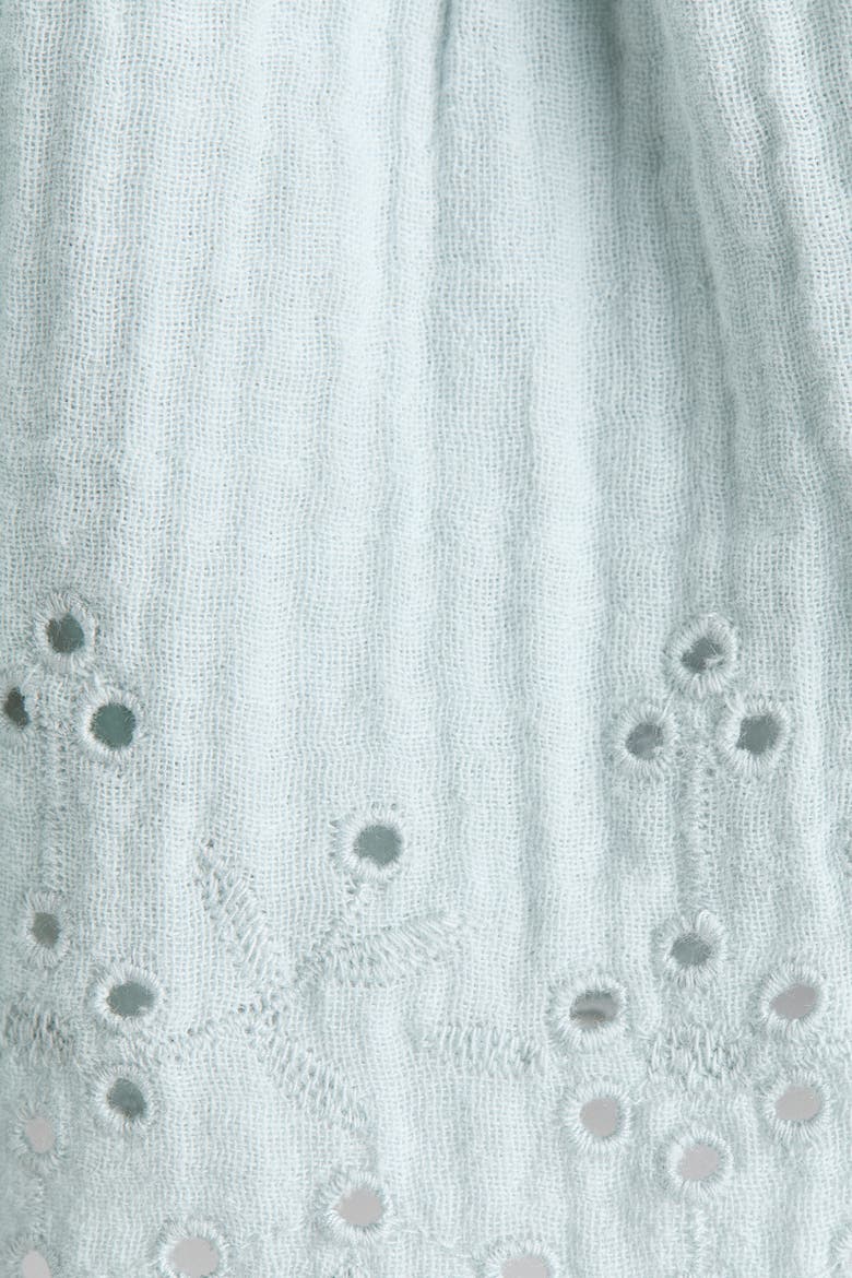 2-piece Cotton Muslin Set, Alternate, color, Light turquoise