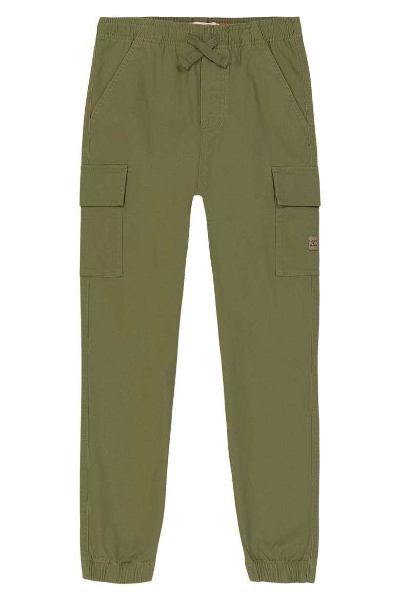 Kids' Pull-On Cargo Joggers, Main, color, ALOE