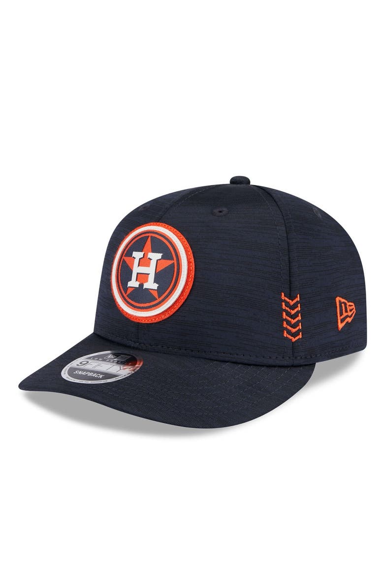 New Era Men's New Era Navy Houston Astros 2024 Clubhouse Low Profile 9FIFTY Snapback Hat, Main, color, Navy