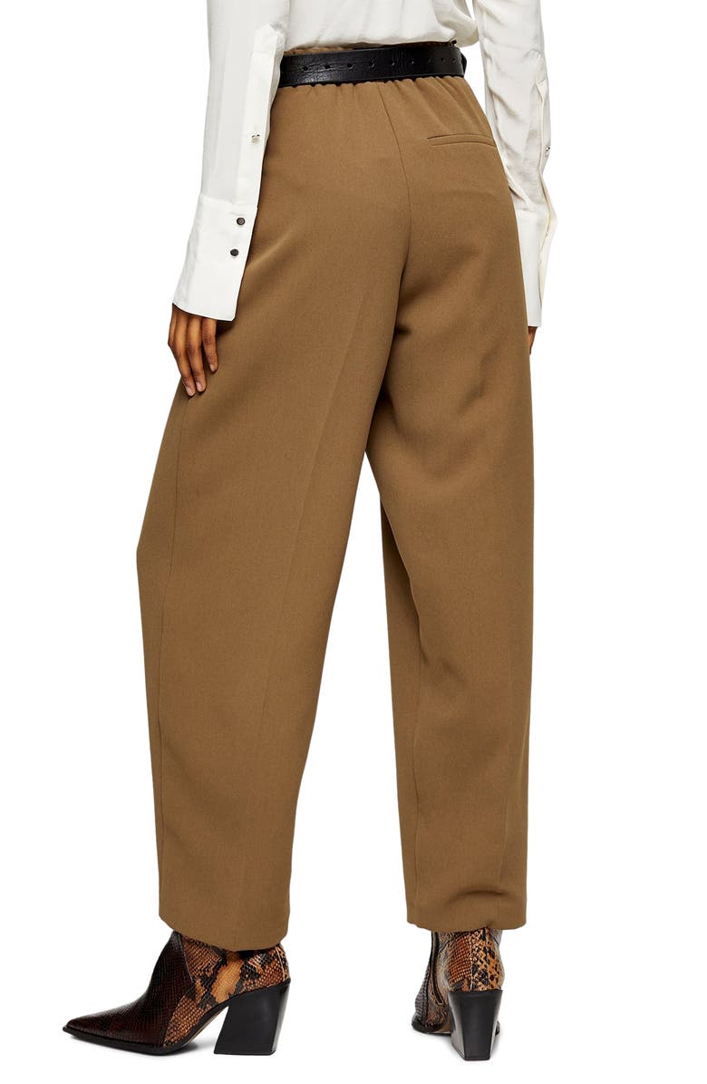 Topshop Lulu Elastic Back Trousers, Alternate, color,