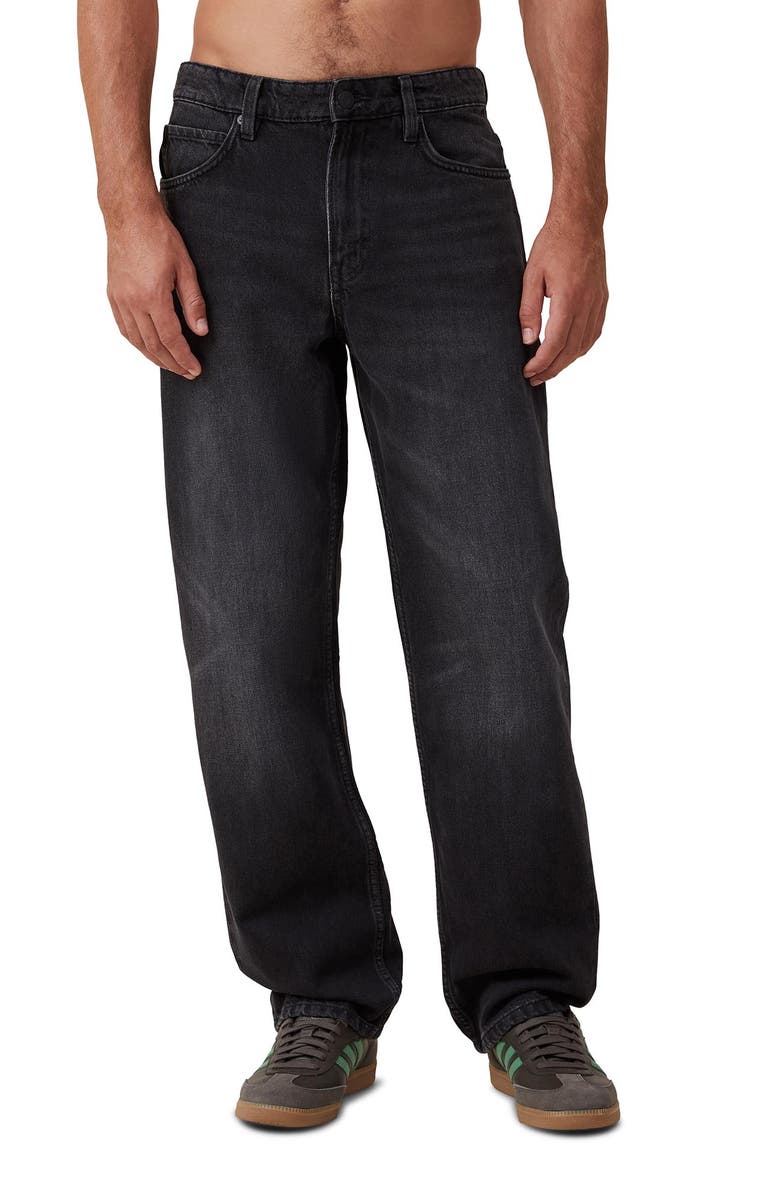 Cotton On Men's Baggy Jean, Alternate, color, Revolve Black