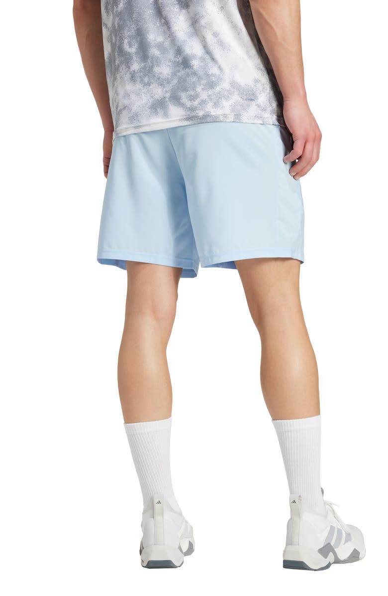 adidas Recycled Polyester Training Shorts, Alternate, color, Blue/ Black