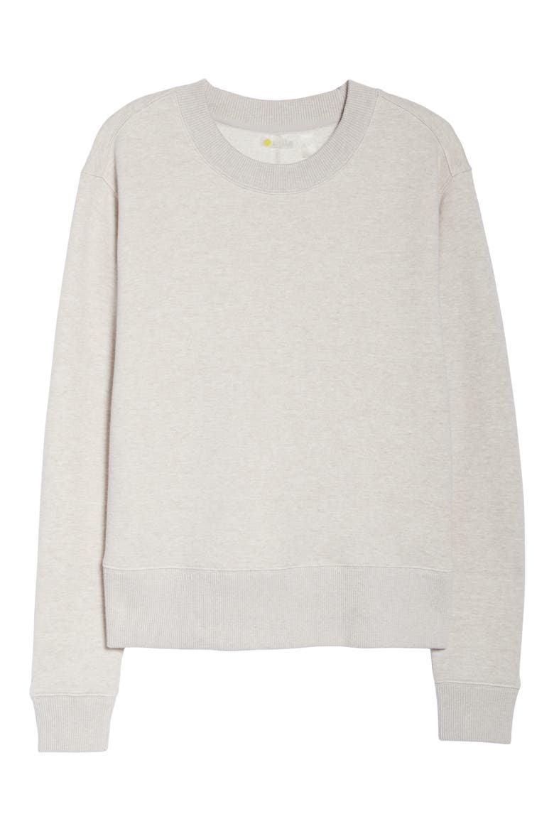 Nola High/Low Sweatshirt, Alternate, color, OATMEAL SOFT HEATHER