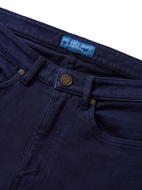 Robert Talbott Hudson Comfort Stretch 5 Pocket Pant In Blue