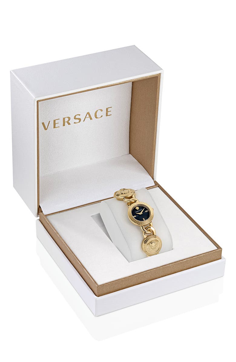 Versace Stud Icon Diamond Bracelet Watch, 26mm, Alternate, color,