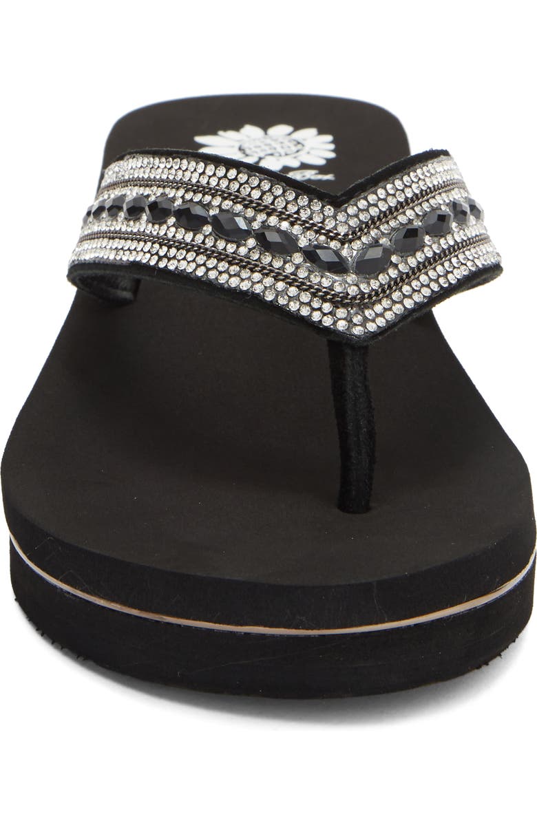 Yellow Box Premium Marcy Flip Flop Sandal, Alternate, color, Black
