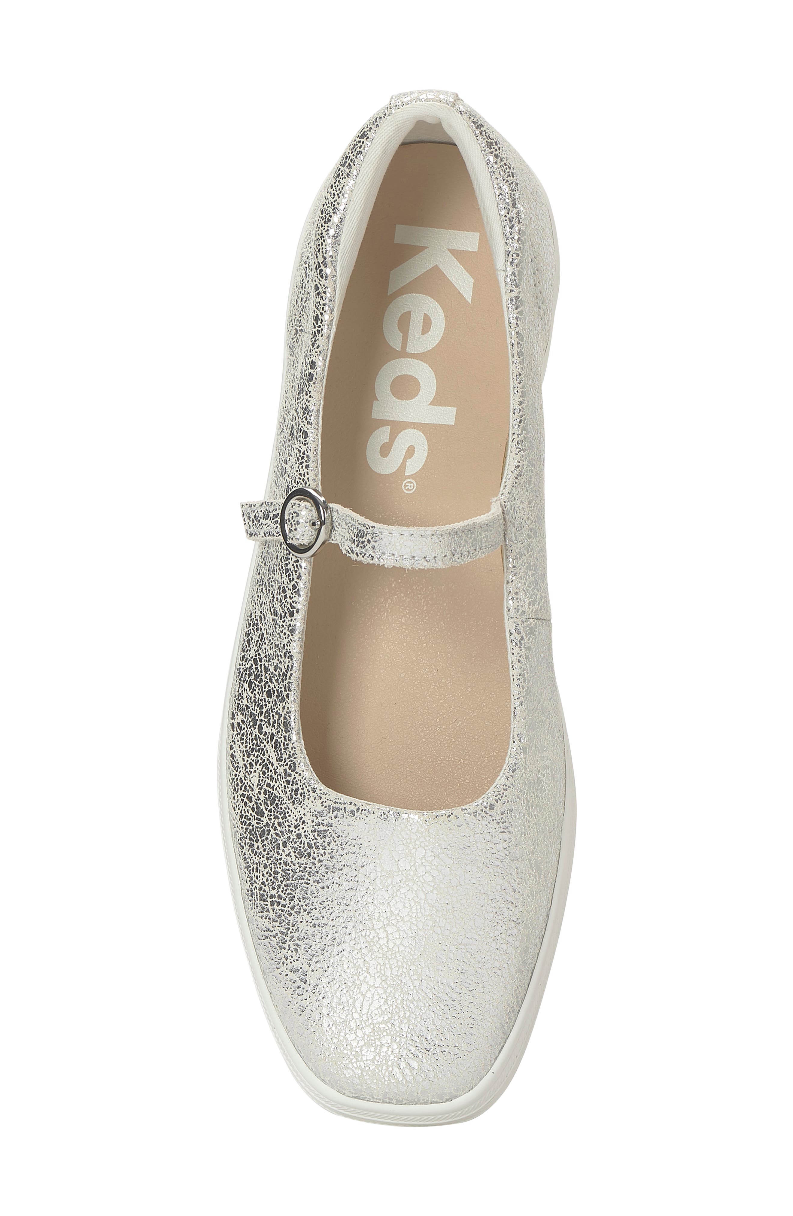 Keds<sup>®</sup> Square Toe Mary Jane Sneaker, Alternate, color, Silver Grey