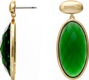 RIVKA FRIEDMAN Emerald Drop Earrings