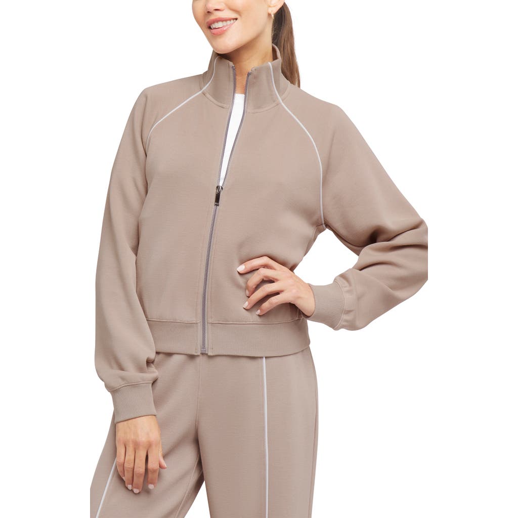 Spanx ® Airpiquè Track Jacket In Ashwood