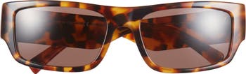 56mm Rectangle Sunglasses