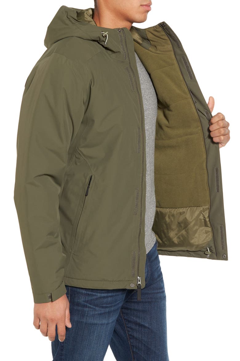 'Inlux' Hooded Jacket, Alternate, color, NEW TAUPE GREEN