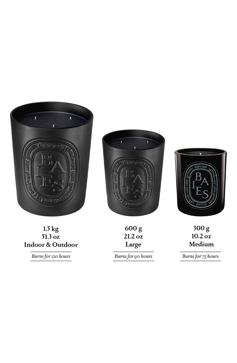 Diptyque GRAM BAIES CANDLE, Alternate, color, Black Vessel